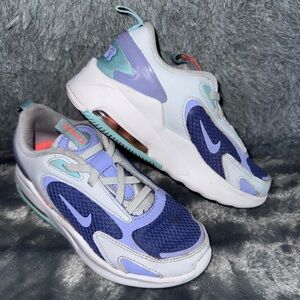 Nike Kids Running Shoes in Coral, Teal & Purple